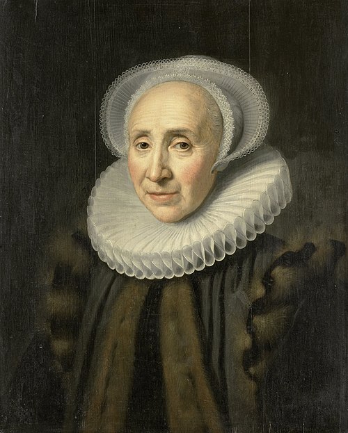 Portrait of Volckera Claesdr Knobbert (1554-1634), 1617, Michiel van Mierevelt