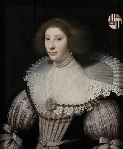Portrait of Geertruid Huygens, 1629, Michiel van Mierevelt