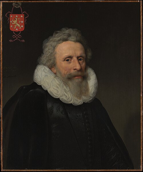 Jacob van Dalen (1570–1644), Called Vallensis, 1640, Michiel van Mierevelt