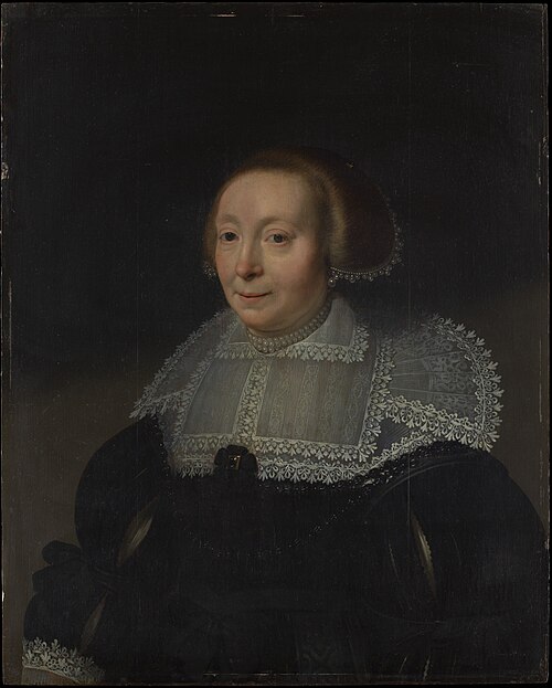 Portrait of a Woman with a Lace Collar, 1632, Michiel van Mierevelt