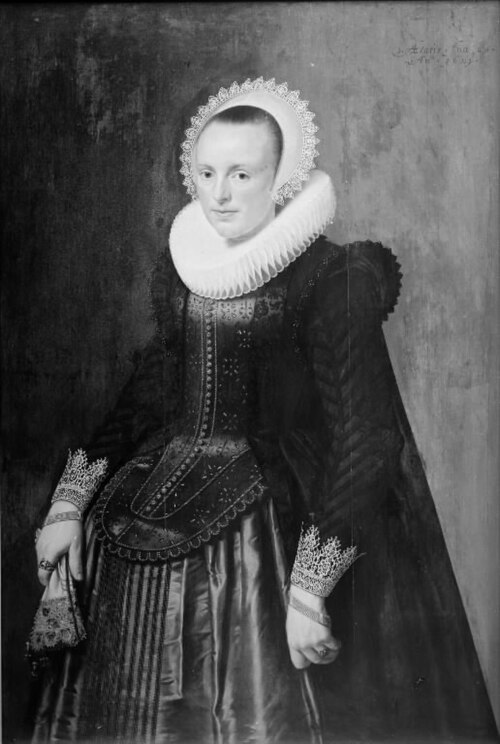 Portrait d'une dame, 1621, Michiel van Mierevelt