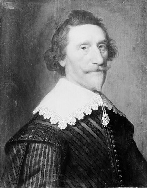 The Dutch Poet and Historian Pieter Cornelisz Hooft (1581-1647), 1638, Michiel van Mierevelt
