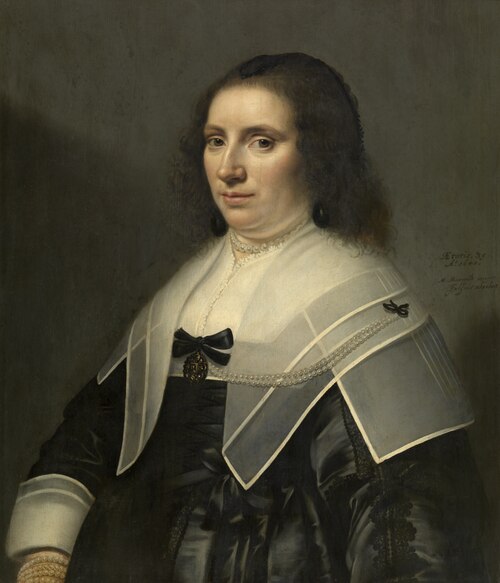 Portrait of Christina Pijll, 1640, Michiel van Mierevelt