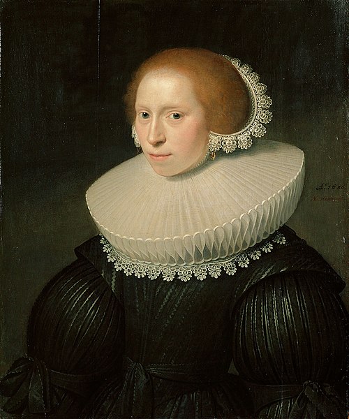 Portrait of a young woman, 1630, Michiel van Mierevelt