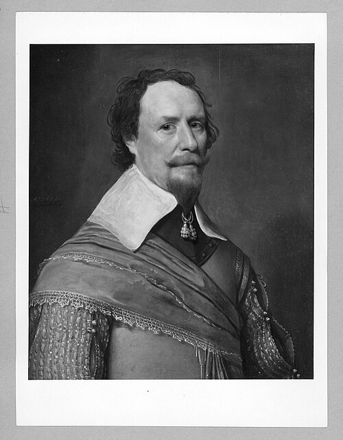 Portrait of a man, probably Willem Pijnsen van der Aa (died1637), 1630, Michiel van Mierevelt