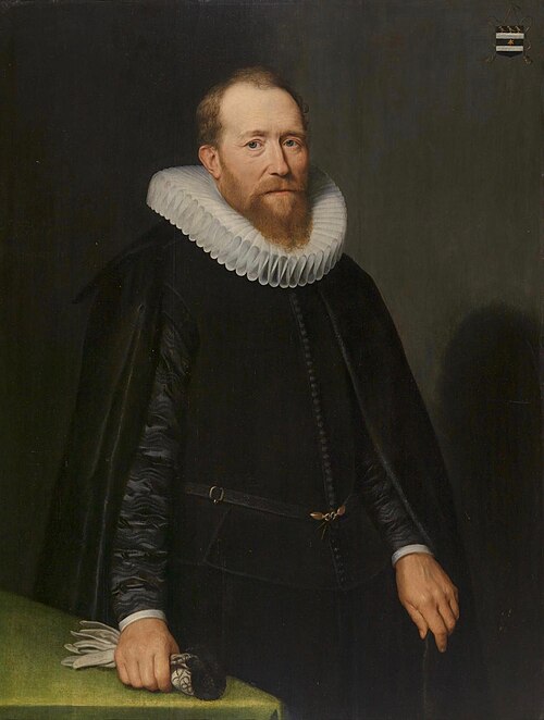 Arent Jacobsz van der Graeff (1557-1642), 1619, Michiel van Mierevelt