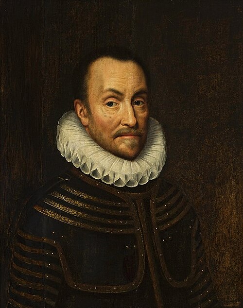 Portrait de Guillaume d'Orange-Nassau en armure., 1624, Michiel van Mierevelt
