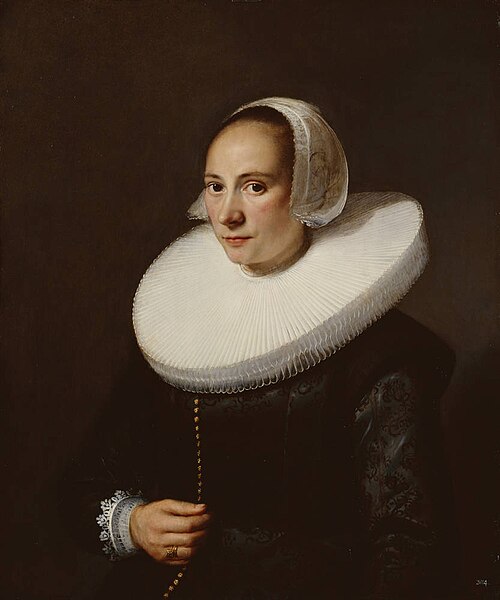 Portrait d'une femme, 1630, Michiel van Mierevelt