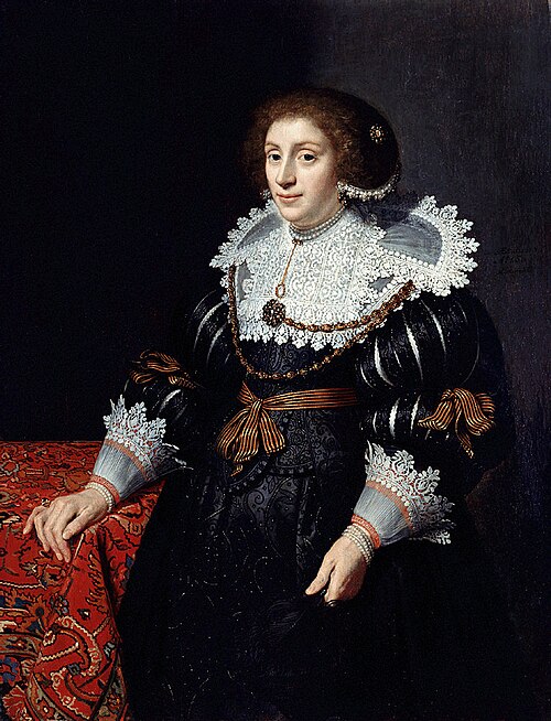Portrait de la femme d'un bourgmestre, 1631, Michiel van Mierevelt