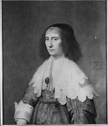 Portrait of Anna Duyst van Santen ( -1652), 1640, Michiel van Mierevelt