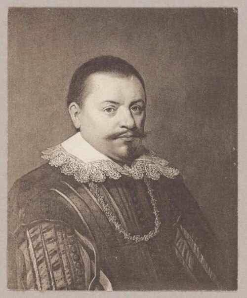 Portrait of Johannes Rutgersius, 1625, Michiel van Mierevelt