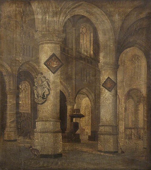 Interior of the Nieuwe Kerk, Delft, 1780, Hendrick Cornelisz. van Vliet