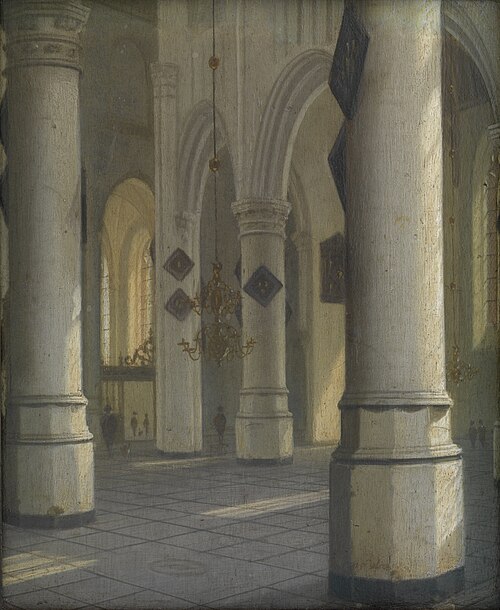 Interieur d'église, , Hendrick Cornelisz. van Vliet