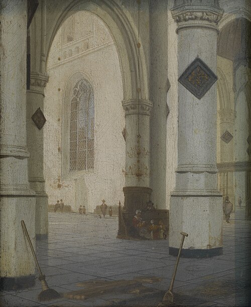 Intérieur d'église, 1650, Hendrick Cornelisz. van Vliet