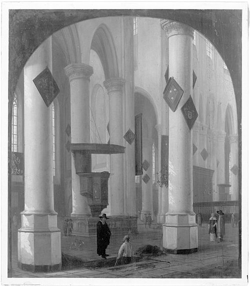 Inneres der Nieuwe Kerk in Delft, 1656, Hendrick Cornelisz. van Vliet