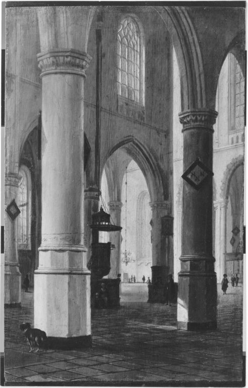 Inneres der Oude Kerk in Delft, 1643, Hendrick Cornelisz. van Vliet