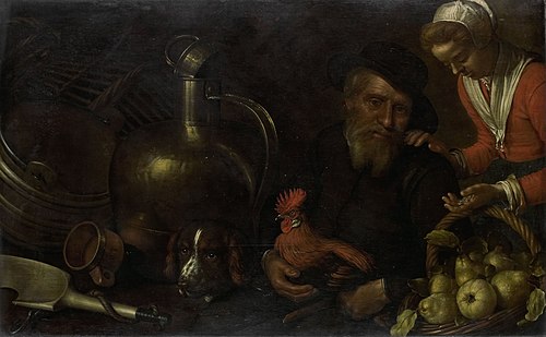 Poultry Merchant, 1631, Cornelis Jacobsz Delff