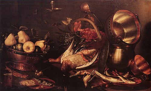 Kitchen Still-Life, 1615, Cornelis Jacobsz Delff