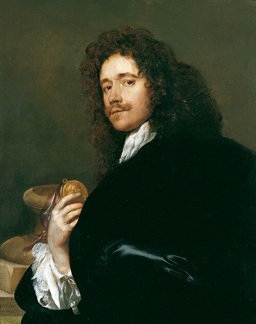 Portrait of a Gentleman (possibly Thomas Rawlins, c.1620–1670, medallist), 1645, Adriaen Hanneman