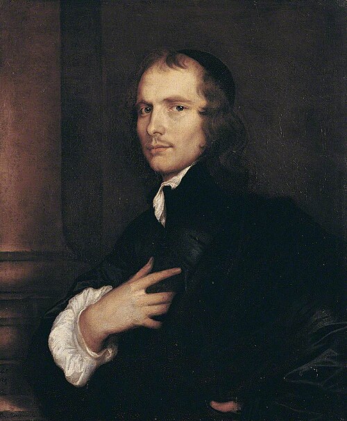 Portrait of a Man (formerly thought to be Andrew Marvell, 1621–1678), 1658, Adriaen Hanneman
