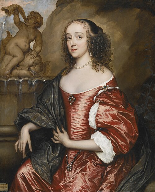 Portrait of Amalia von Hesse-Kassel, 1656, Adriaen Hanneman