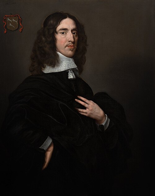 Porträt von Johann de Witt, 1665, Adriaen Hanneman