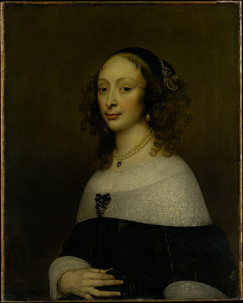 Portrait d'une femme, 1653, Adriaen Hanneman