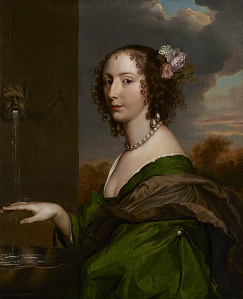 Portrait of Lucy Hay (ne Percy), Countess of Carlisle (1599 ? 5 November 1660), 1660, Adriaen Hanneman