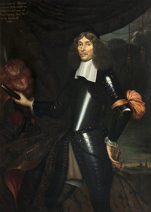 Lieutenant-General John Kirkpatrick, d. 1681. Governor of Bois-le-Duc, 1670, Adriaen Hanneman