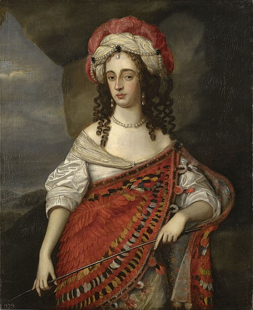 Mary, Princess of Orange (1631-1660), 1655, Adriaen Hanneman