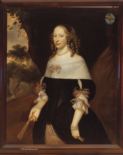 Portrait of Margaretha Riccen (....-1681), 1658, Jan Mytens