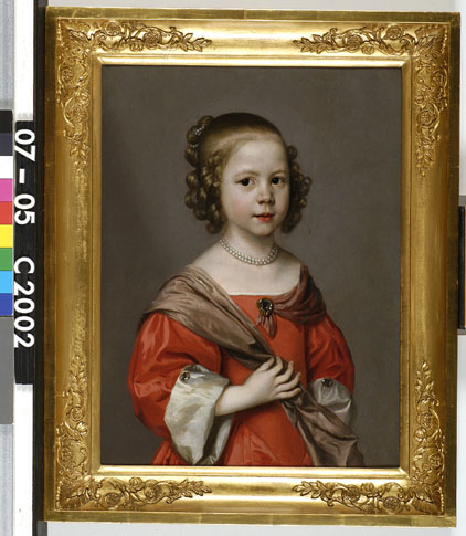 Portrait of Christina Pompe van Slingelandt, 1657, Jan Mytens
