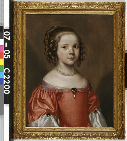 Portrait of Christina Pompe (1647-1722), 1655, Jan Mytens