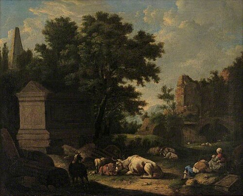 Cattle in Pasture, , Jacob van der Does