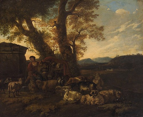 Campagna-Landschaft, 1662, Jacob van der Does
