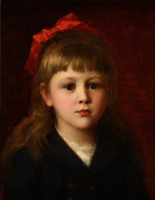Portrait de fillette, , Jean Benner