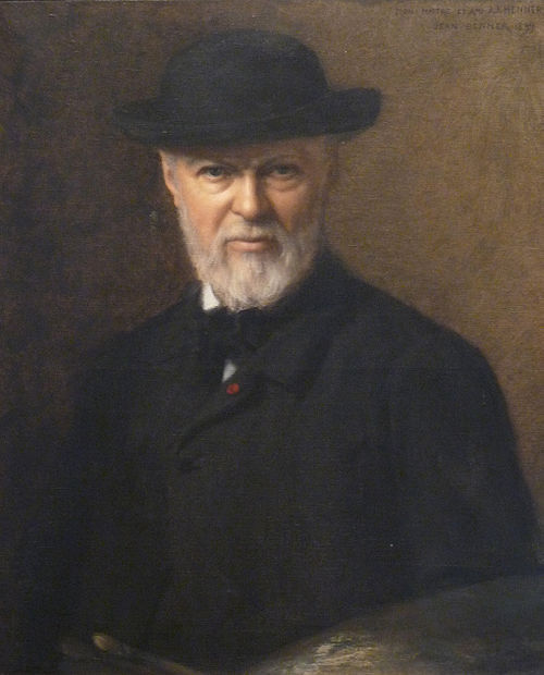 Portrait du peintre Jean-Jacques Henner, 1899, Jean Benner