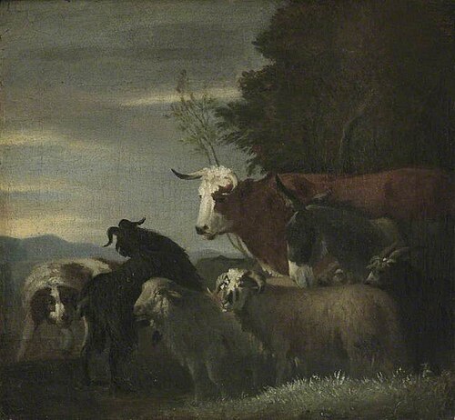 Donkey, Dog, Cow, Goat and Sheep, , Simon van der Does