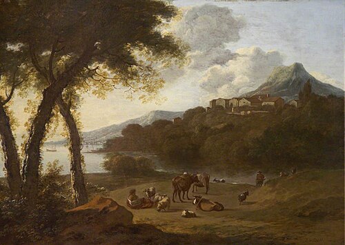 Landscape with Cattle, , Simon van der Does