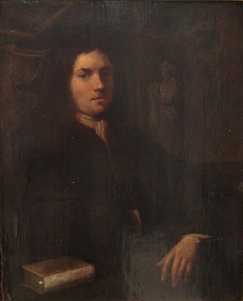 Portrait of mogelijk Frederik van Leenhof (1647- ), 1693, Simon van der Does