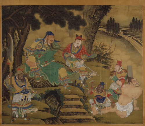 Guan Yu capture son ennemi le général Pang De, , Shang Xi