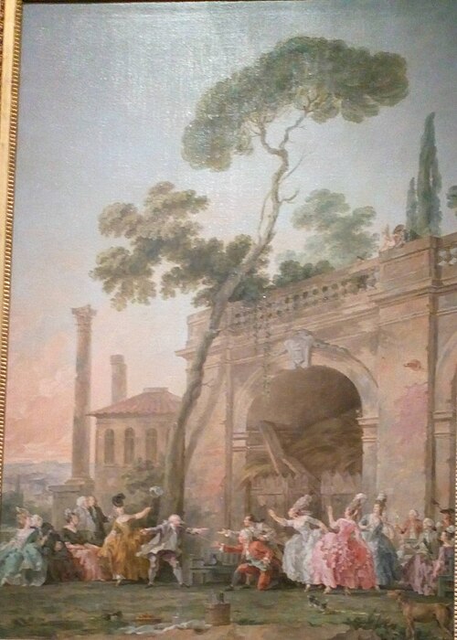Le Jeu de colin-maillard, 1780, Noël Hallé