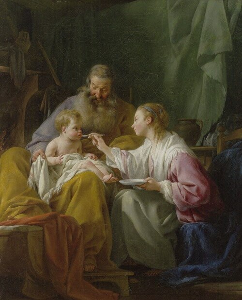 La Sainte Famille, 1753, Noël Hallé