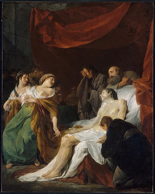 The Death of Seneca, 1750, Noël Hallé