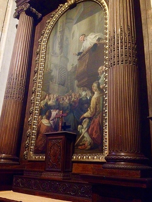 la Prédication de saint Vincent de Paul, 1761, Noël Hallé