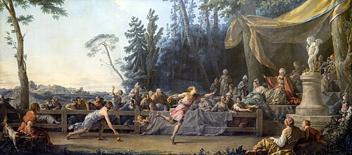 The Race between Hippomenes and Atalanta, 1765, Noël Hallé