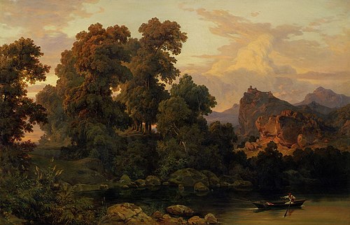 Italienische Landschaft, , Salomon Corrodi