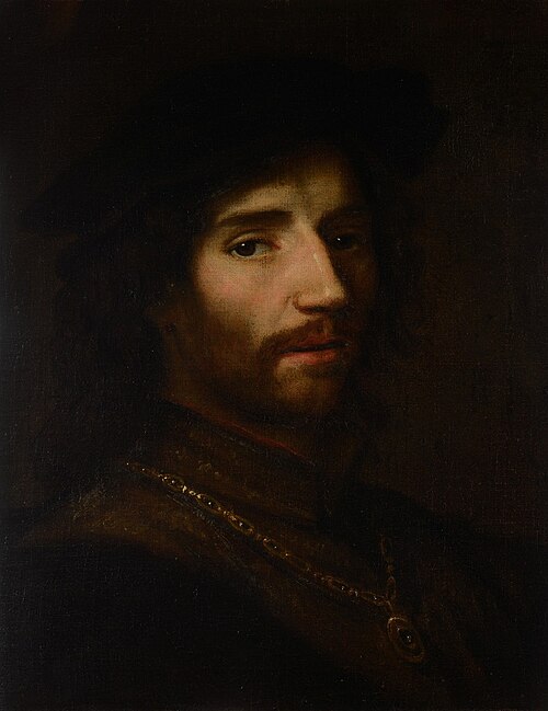 Tronie of a man with a beret, 1653, Christopher Paudiß