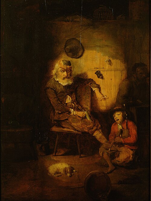 Peasants in a tavern, 1664, Christopher Paudiß
