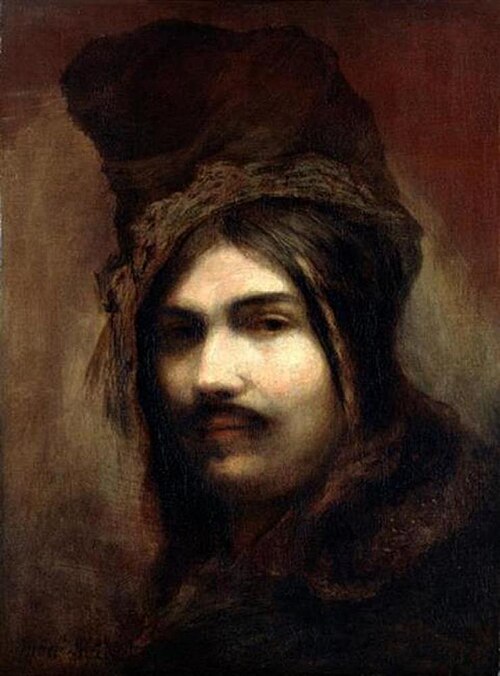 Portrait of a Hajduk with cap, 1663, Christopher Paudiß